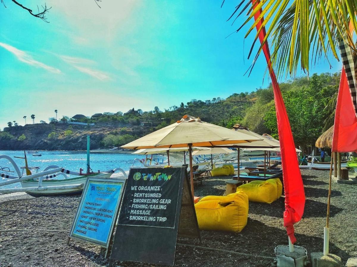 Coconut Beach Bungalows & Warung Amed Eksteriør bilde